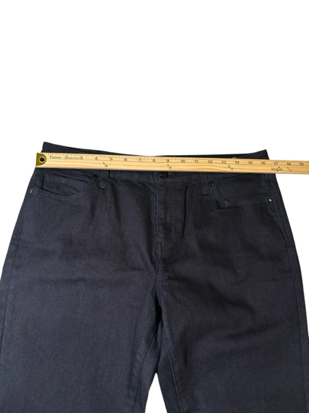 Kate Spade Broome Street Dark Wash Jeans Size 31 Straight Leg Ankle Stretch